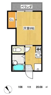 ウィナーズハイツII【2階】の間取り