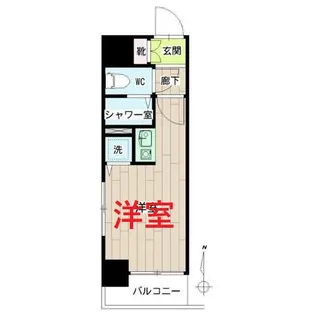 NICアーバンスピリッツ川崎【6階】の間取り