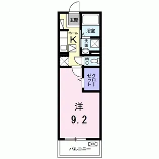 ヴァンベール【1階】の間取り