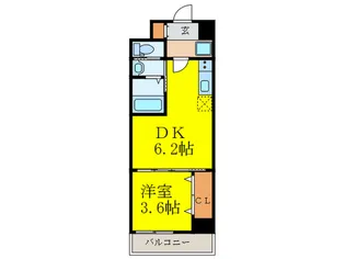 クローバー・レジデンス茨木【5階】の間取り
