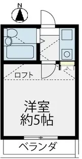 レオパレス赤羽台【1階】の間取り