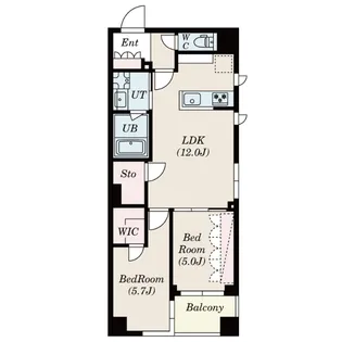 S-RESIDENCE瑞江【4階】の間取り