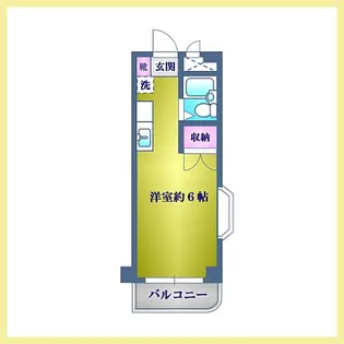 プラスハイツ日野【2階】の間取り
