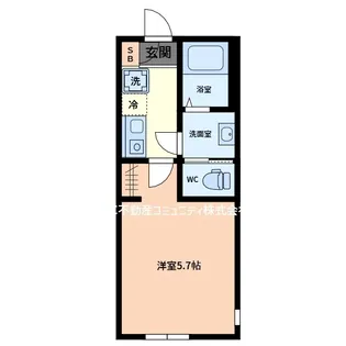OPPAMA CREST【1階】の間取り