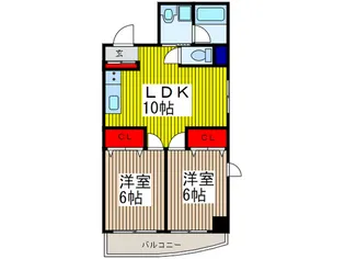 ダイヤモンドコ-ト【3階】の間取り