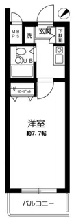 マイステージ立川【4階】の間取り