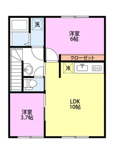 Artemis(アルテミス)A【2階】の間取り
