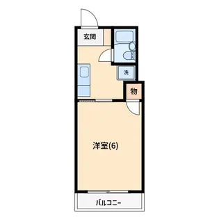 ドミトリー中浦和【2階】の間取り