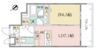 (シニア限定)ヘーベルヴィレッジ町田~やまだい~【2階】の間取り