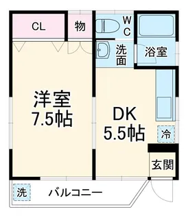 平田ハイツ【1階】の間取り