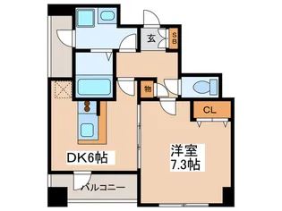 VILLE NEUVE南森町【9階】の間取り