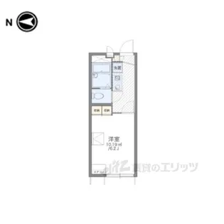 レオパレス上坂部2【1階】の間取り