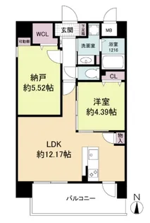 LiveCasa関目【6階】の間取り