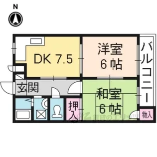 ハミングアヴェニュー【1階】の間取り