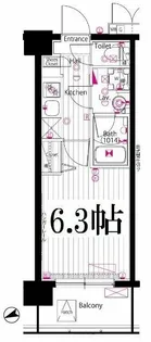 ガーラ・ヴィスタ横浜子安【3階】の間取り