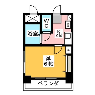 サコ グレイスフル【3階】の間取り