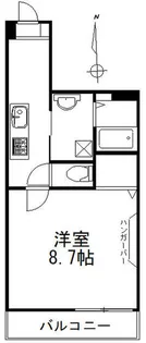 アクアヒルズ【1階】の間取り