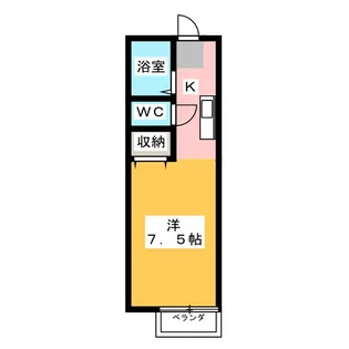 セジュール池端パーク A棟【2階】の間取り