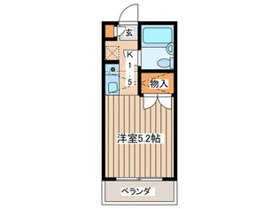 カレッジコ-ポ吉田【1階】の間取り