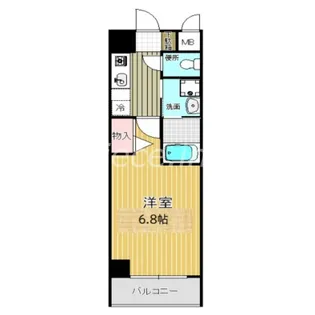 ソルティエラ都島【6階】の間取り