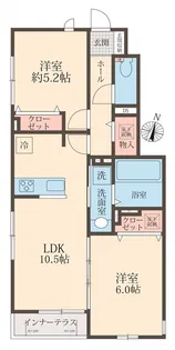 Linera II II【2階】の間取り