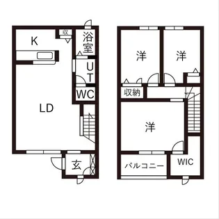 モンテローザBの間取り