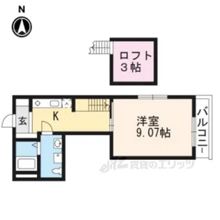 シュティールヴェーレン【2階】の間取り
