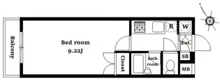 ビバリーホームズ柿の木坂【5階】の間取り