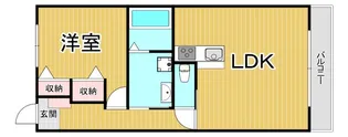 Heim甲東園1【1階】の間取り
