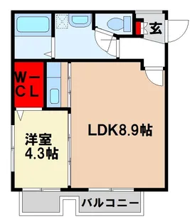 ビバリーヒルズハウス【2階】の間取り