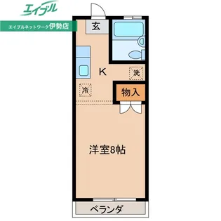 メゾンホープ【2階】の間取り