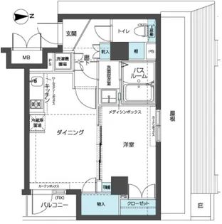 フェニックス東高円寺【7階】の間取り