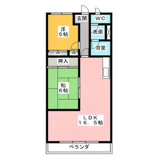 美笠ロイヤルパーク【2階】の間取り