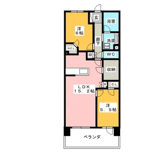 センチュリー宇都宮弐番館【11階】の間取り