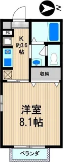 アートハイム中幸【2階】の間取り
