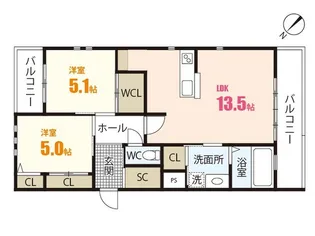 Avenir S【2階】の間取り