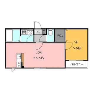 Br若宮【1階】の間取り