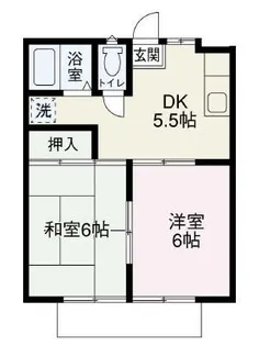 ボナールB棟【2階】の間取り