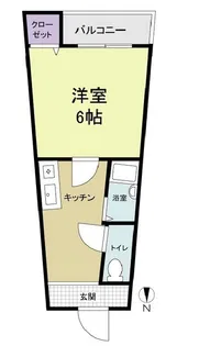 ラフォーレ梅北【3階】の間取り