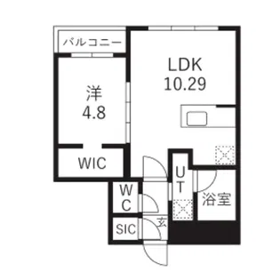 Villa Aura(ヴィラ・アウラ) 仮)GA-二十四軒3-3MS【5階】の間取り