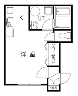 B.Broom(ビービールーム)【2階】の間取り