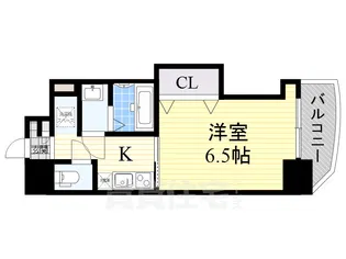 ラグゼ福島【7階】の間取り