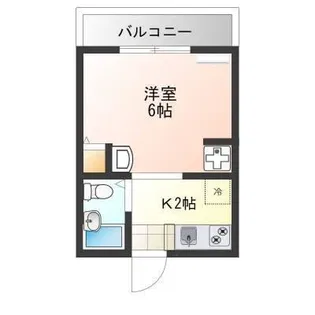 グランデュール白楽【2階】の間取り