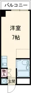 雄伸ビル【5階】の間取り