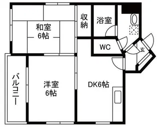 ヴェラエクセル【4階】の間取り