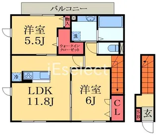 ファミール・AMAKA【2階】の間取り