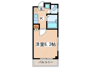 ヴィラスズキ【2階】の間取り