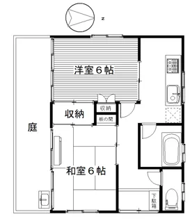 群馬県前橋市元総社町【一戸建】の間取り