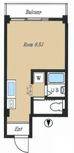 セントラル第一青山【6階】の間取り
