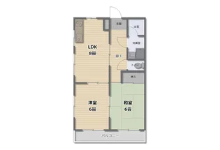 ウイング有馬【2階】の間取り